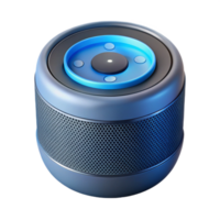 serene contemporary Smart speaker with voice assistant activated high resolution png