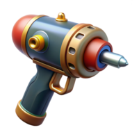 beautiful rustic Steampunk drill tool, isolated object high resolution png