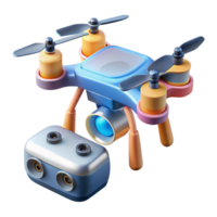 extraordinary abstract Drone with camera and remote control premium png
