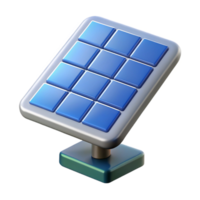 elegant modern Solar panel array segment, high resolution png