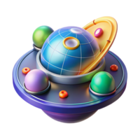 wonderful minimalist Spaceship navigation system, holographic map, planetary details authentic png