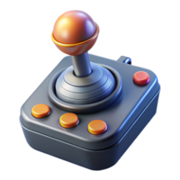 elegant rustic Spaceship control stick, ergonomic design, buttons and triggers high quality png