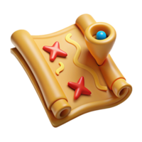 wonderful abstract A detailed illustration of a treasure map with X marks the spot, high quality png