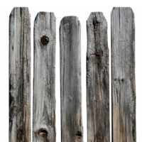 Vertical Rustic Wooden Fence Planks with Weathered Texture Creative DIY Background png