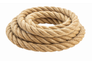 Coiled Natural Jute Rope Premium Quality Twisted Rope for Crafts and DIY Projects png