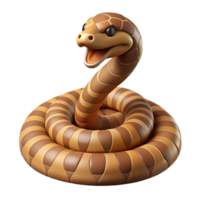 serene abstract A rattlesnake, coiled and ready to strike genuine png