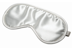 Elegant Soft Silk Sleep Mask for Restful Sleep and Relaxation with Adjustable Strap png