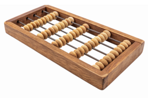 Wooden Abacus Classic Counting Tool for Education Learning Mathematics and Calculation png