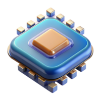 extraordinary contemporary Microchip with visible transistors genuine png