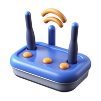 wonderful rustic Wireless router with antennas high quality png
