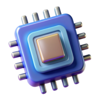 impressive traditional Quantum computing processor chip high quality png