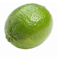 Fresh Green Lime Isolated on Transparent Background for Culinary and Beverage Uses png