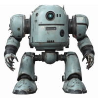 Vintage Robot Character Design for Futuristic Technology Concepts and Science Fiction Art png
