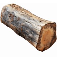Realistic Log Section with Natural Textures for Rustic Design and Outdoor Themes png