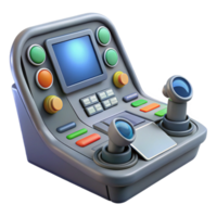 wonderful traditional Spaceship cockpit control panel with buttons and levers high resolution png