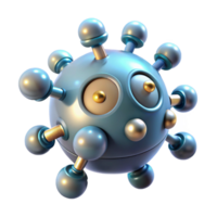 serene classic Medical nanobot swarm with glowing particles high quality png