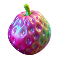 dramatic vintage Alien fruit with iridescent skin high resolution png