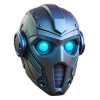magnificent traditional Cyberpunk mask with glowing LED lights authentic png
