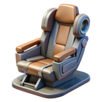 magnificent creative Spaceship cockpit chair with restraints original png