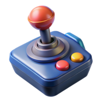 vibrant artistic Spaceship control stick with buttons and triggers original png