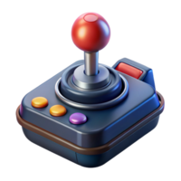 vibrant abstract Spaceship control stick with buttons and triggers 4K png