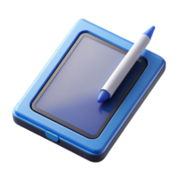 magnificent abstract A tablet computer with a stylus high quality png