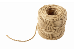 Brown Twine Roll Isolated on Transparent Background Ideal for Crafts and DIY Projects png