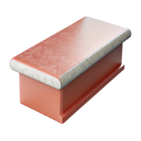 beautiful abstract Countertop edge profile, authentic png