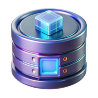 dramatic contemporary Advanced Data Storage Device, holographic projections, sleek design professional png