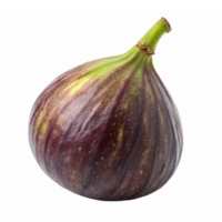 Fresh Ripe Fig Isolated on White Background with Detailed Texture for Culinary and Health Use png
