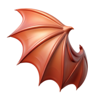 extraordinary abstract A single, stylized, dragon wing, folded elegantly exclusive png