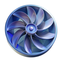 beautiful artistic A close-up of a computer fan blade original png