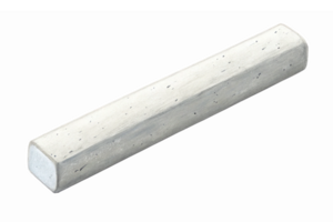 Realistic Concrete Rectangular Beam for Construction and Architectural Design Projects png