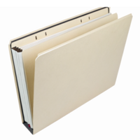 Closed File Organizer with Blank Pages for Office Use and Document Management png