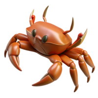 impressive modern A crab, walking sideways 4K png