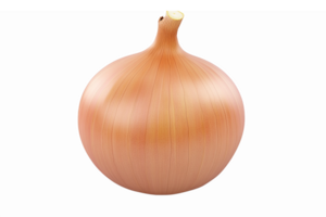 Realistic Brown Onion with Detailed Texture and Soft Lighting Suitable for Culinary Designs png
