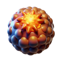 magnificent minimalist An exploding supernova contained within a sphere original png