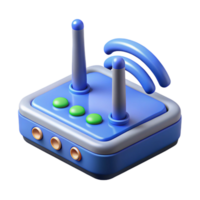 vibrant classic A modem with high-speed internet connectivity professional png