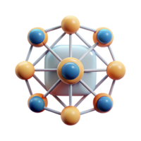 beautiful abstract Machine learning model visualized as a neural network professional png