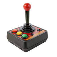 retro videogames controle de video game jogos controlador com colorida botões para vintage jogos experiência png