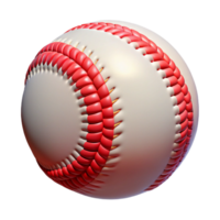 magnificent creative A baseball, with red stitching, authentic png