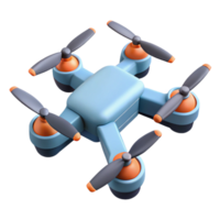 impressive abstract A drone with four propellers, authentic png