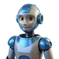 serene minimalist A humanoid robot with artificial intelligence, exclusive png