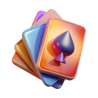 beautiful vintage A playing card, abstract and artistic high resolution png