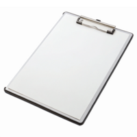 Blank Clipboard with Clip for Note Taking and Document Organization Transparent Background png