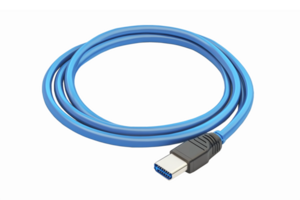 High Speed USB 30 Cable in Blue Color for Fast Data Transfer and Connectivity Solutions png