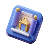 dramatic rustic Architectural software icon authentic png