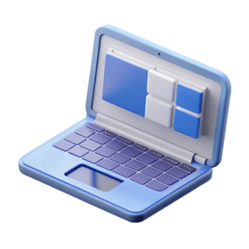 meraviglioso contemporaneo il computer portatile computer con Aperto coperchio visualizzazione sito web wireframe alto risoluzione png