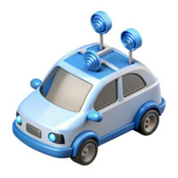 elegant minimalist Autonomous vehicle sensor array detailed png