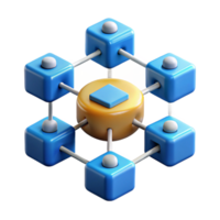 stunning abstract Blockchain technology network diagram premium png